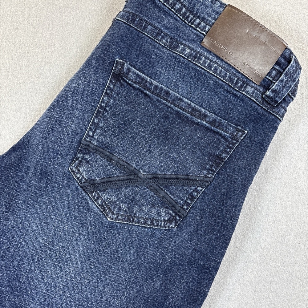 TK‎ Axel jeans mens 36x30 blue Slim Boot stretch dark western work comfort nice!
